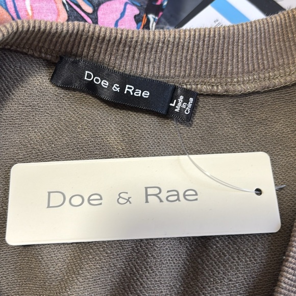 Doe & Rae Dark Olive Long Sleeve Dress - Picture 6 of 7